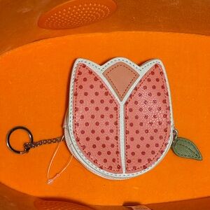 Relic Tulip coin purse cute keychain